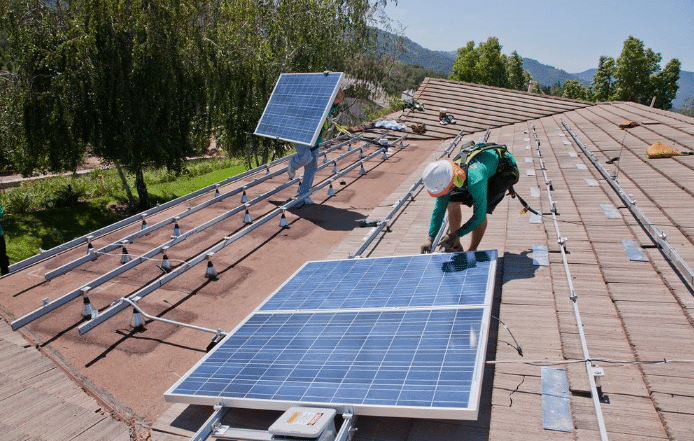 instalación de paneles solares